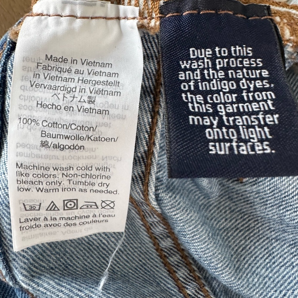 Madewell Denim A-Line Raw Hem Miniskirt in Lakeline Wash Size 31 - Picture 11 of 13